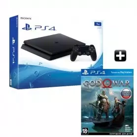 PS4 Slim 1TB + God of War 4