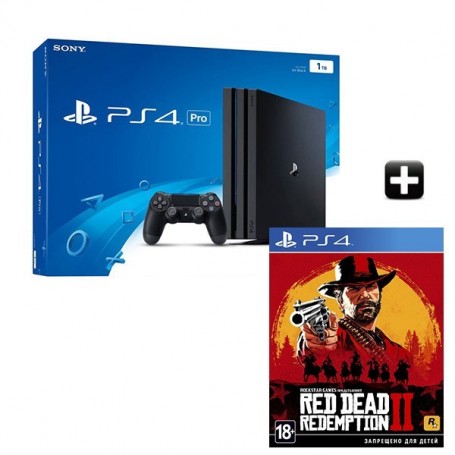 PS4 PRO 1TB + Red Dead Redemption 2