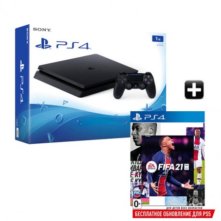 PS4 Slim 1TB + FIFA 21