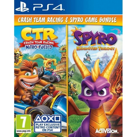 Комплект Crash Team Racing Nitro-Fueled + Spyro Reignited Trilogy (PS4)