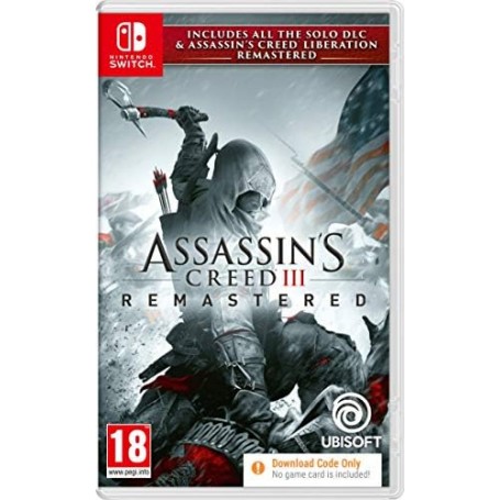 Assassin's Creed III Обновленная версия. Код загрузки, без картриджа (Switch)